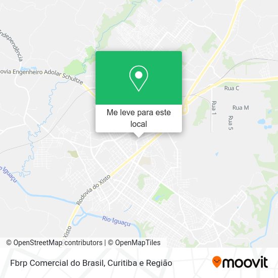Fbrp Comercial do Brasil mapa