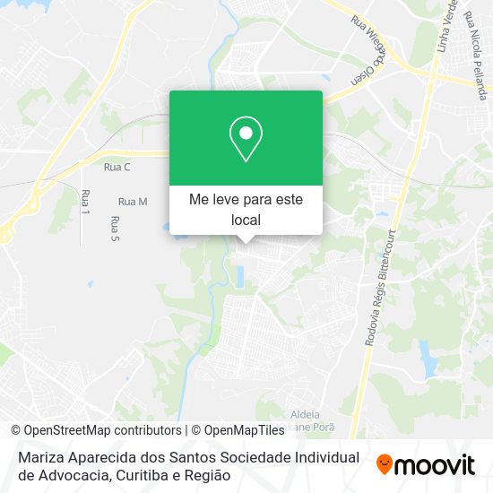 Mariza Aparecida dos Santos Sociedade Individual de Advocacia mapa