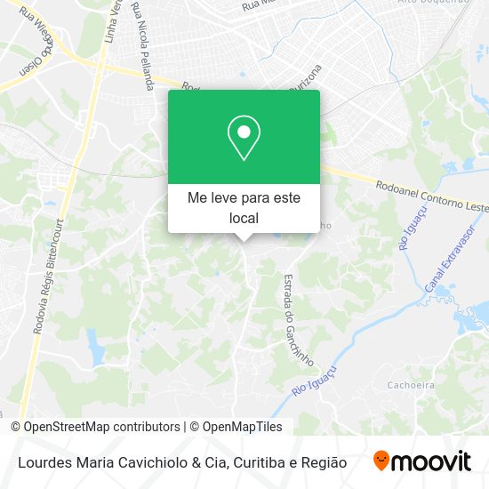 Lourdes Maria Cavichiolo & Cia mapa
