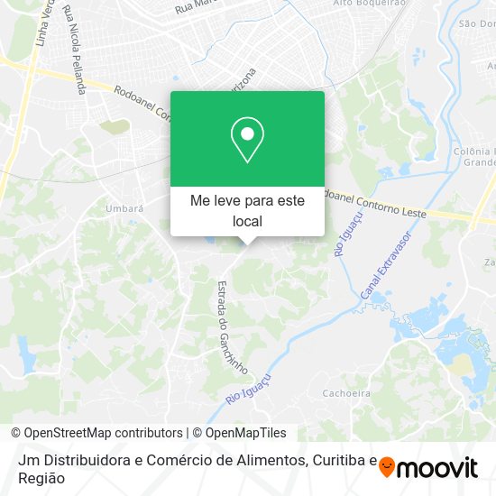 Jm Distribuidora e Comércio de Alimentos mapa