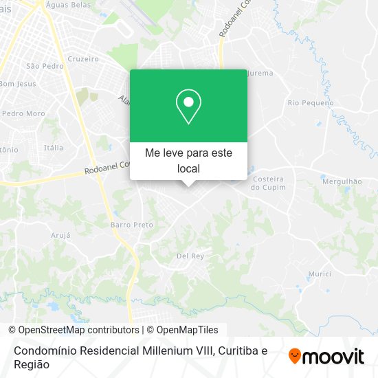 Condomínio Residencial Millenium VIII mapa