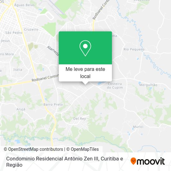 Condominio Residencial Antônio Zen III mapa