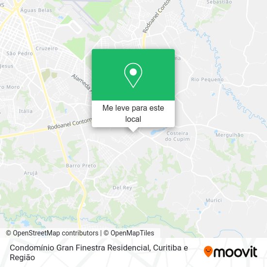 Condomínio Gran Finestra Residencial mapa
