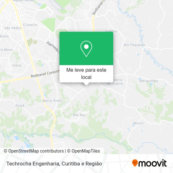 Techrocha Engenharia mapa