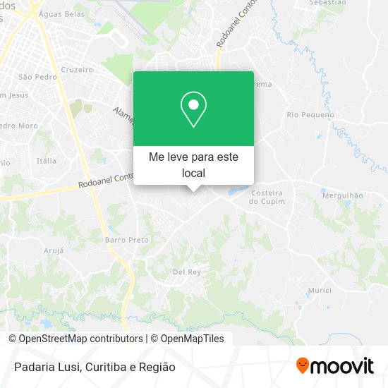 Padaria Lusi mapa