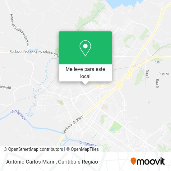 Antônio Carlos Marin mapa