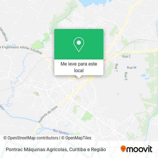 Pontrac Máquinas Agricolas mapa