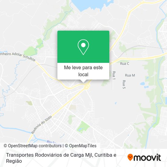 Transportes Rodoviários de Carga Mjl mapa