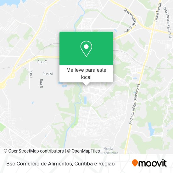 Bsc Comércio de Alimentos mapa
