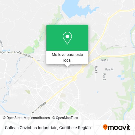 Galleas Cozinhas Industriais mapa