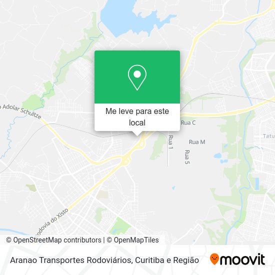 Aranao Transportes Rodoviários mapa