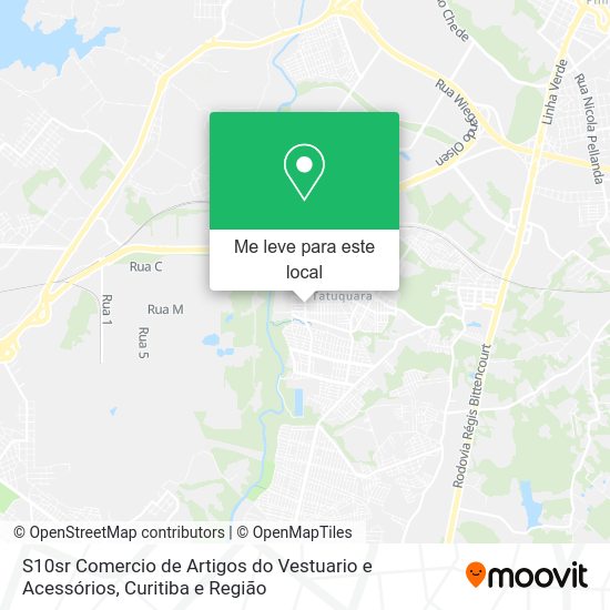 S10sr Comercio de Artigos do Vestuario e Acessórios mapa
