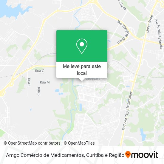 Amgc Comércio de Medicamentos mapa