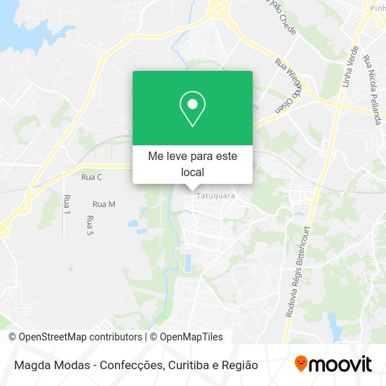 Magda Modas - Confecções mapa