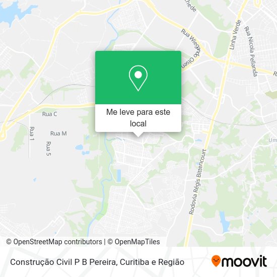 Construção Civil P B Pereira mapa