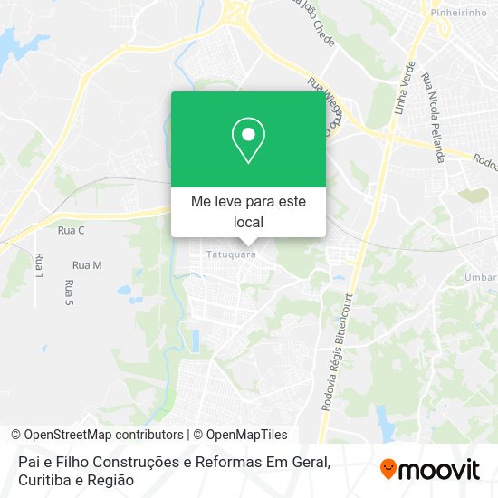 Pai e Filho Construções e Reformas Em Geral mapa