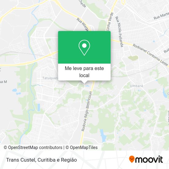Trans Custel mapa