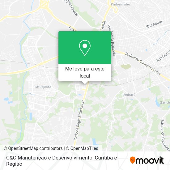 C&C Manutenção e Desenvolvimento mapa