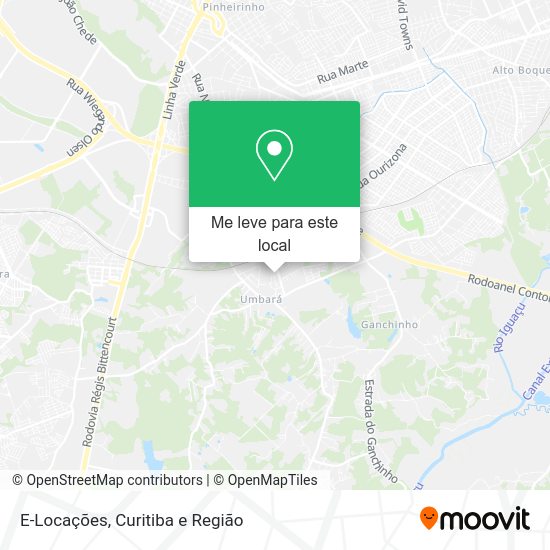 E-Locações mapa