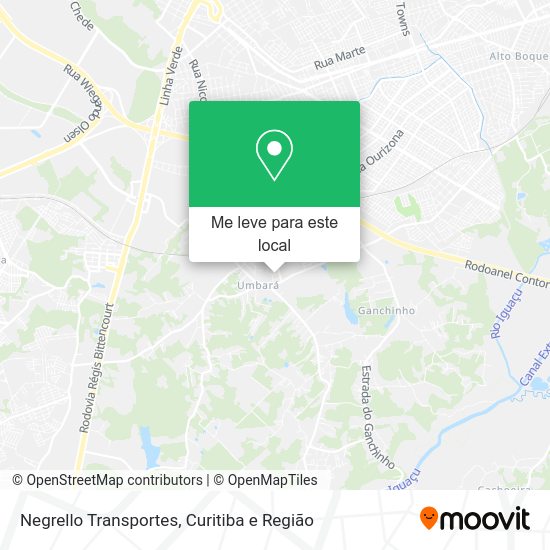 Negrello Transportes mapa