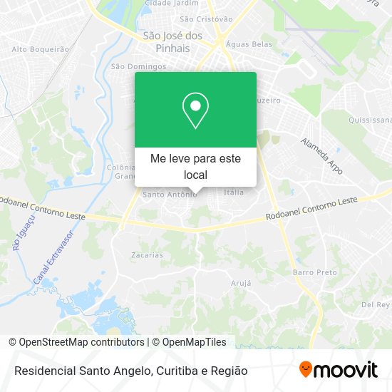 Residencial Santo Angelo mapa