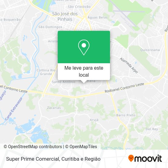 Super Prime Comercial mapa