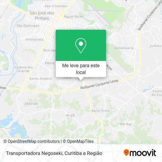 Transportadora Negoseki mapa