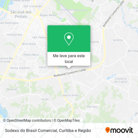 Sodexo do Brasil Comercial mapa