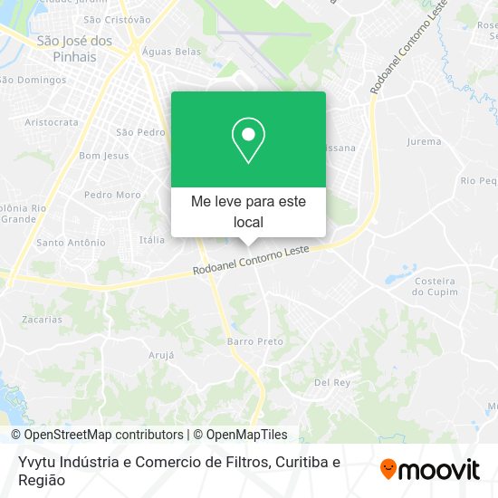 Yvytu Indústria e Comercio de Filtros mapa