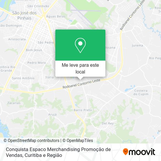 Conquista Espaco Merchandising Promoção de Vendas mapa