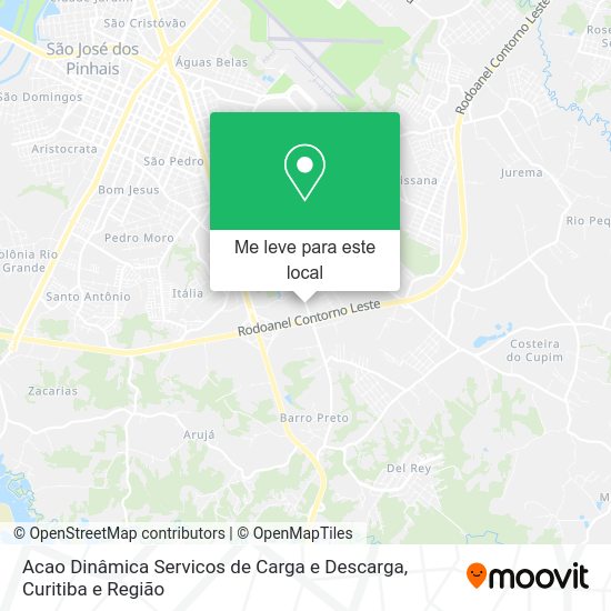 Acao Dinâmica Servicos de Carga e Descarga mapa