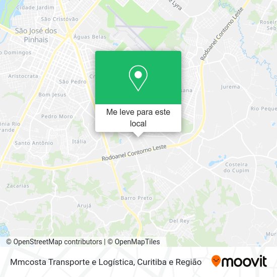 Mmcosta Transporte e Logística mapa