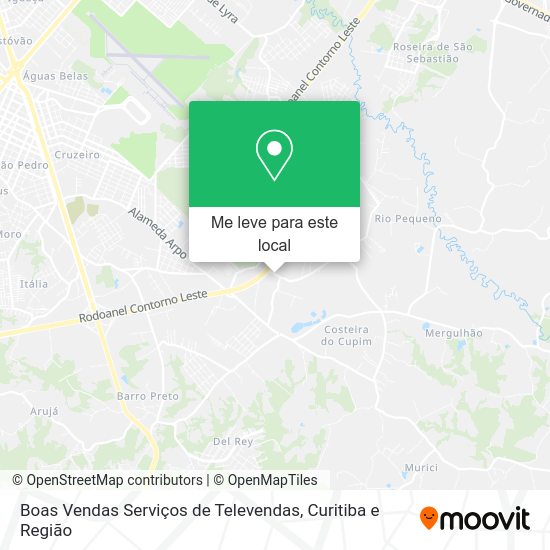 Boas Vendas Serviços de Televendas mapa