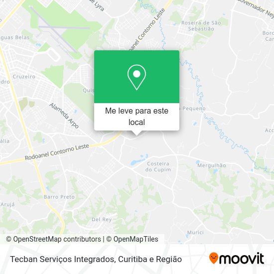 Tecban Serviços Integrados mapa