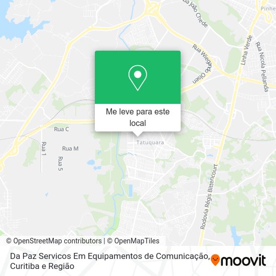 Da Paz Servicos Em Equipamentos de Comunicação mapa