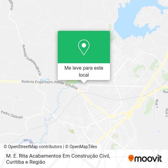 M. E. Rita Acabamentos Em Construção Civil mapa