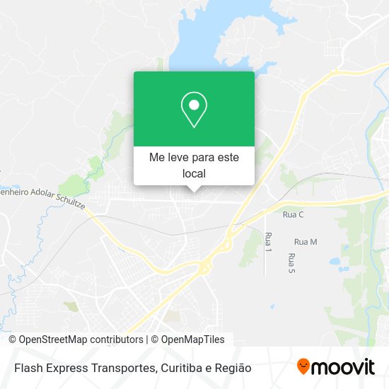 Flash Express Transportes mapa