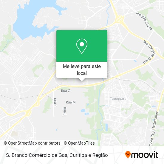 S. Branco Comércio de Gas mapa