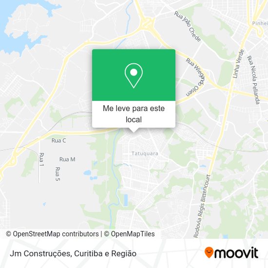 Jm Construções mapa