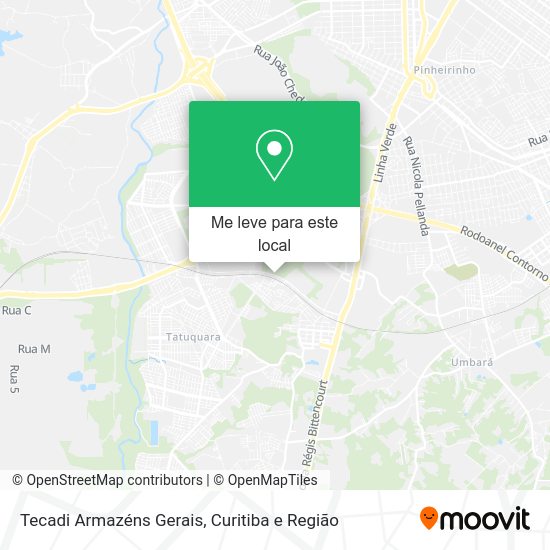Tecadi Armazéns Gerais mapa
