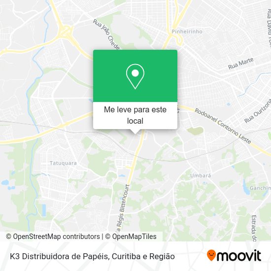 K3 Distribuidora de Papéis mapa