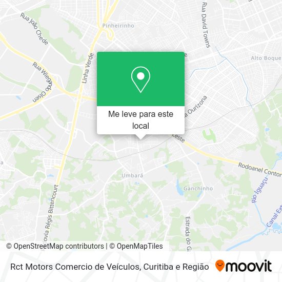 Rct Motors Comercio de Veículos mapa