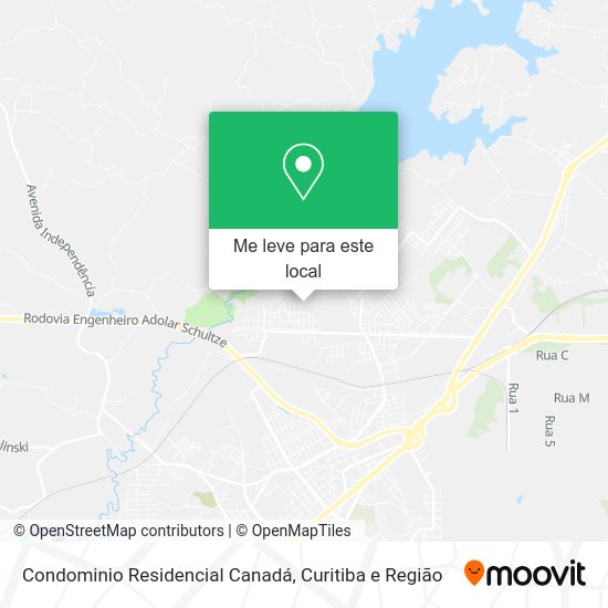 Condominio Residencial Canadá mapa
