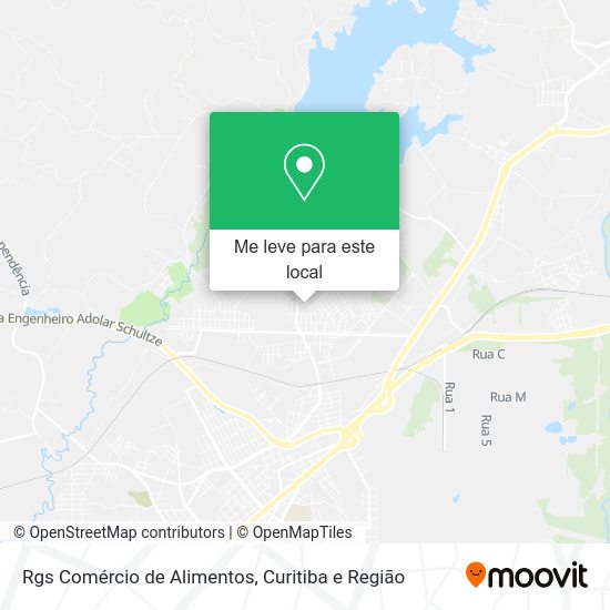 Rgs Comércio de Alimentos mapa