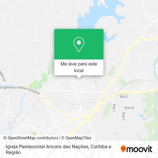 Igreja Pentecostal Ancora das Nações mapa