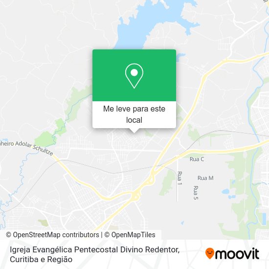 Igreja Evangélica Pentecostal Divino Redentor mapa