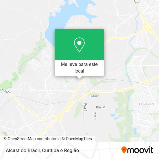 Alcast do Brasil mapa