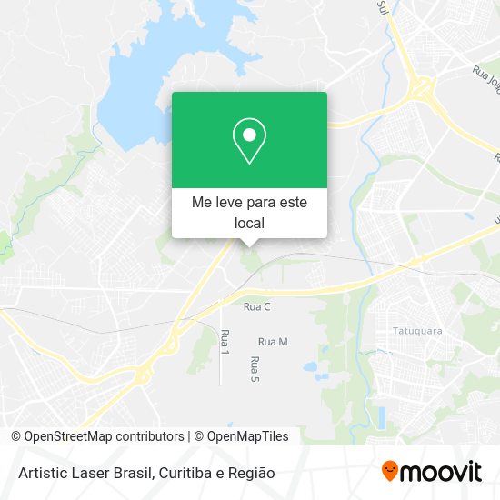 Artistic Laser Brasil mapa