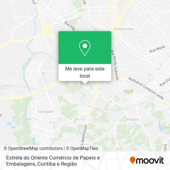Estrela do Oriente Comércio de Papeis e Embalagens mapa