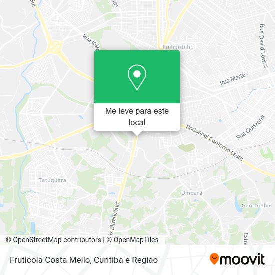 Fruticola Costa Mello mapa